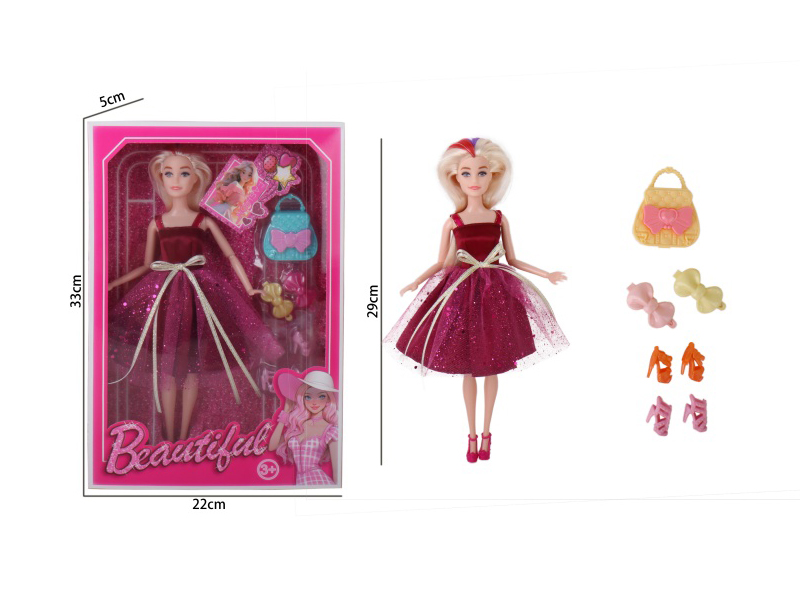 11.5-Inch Fashionable Dress-Up Girl Accessories