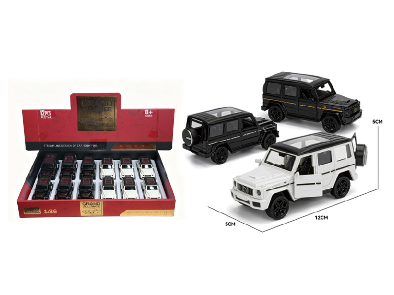 1:36 Benz G63 (2-Color Mixed Pack)