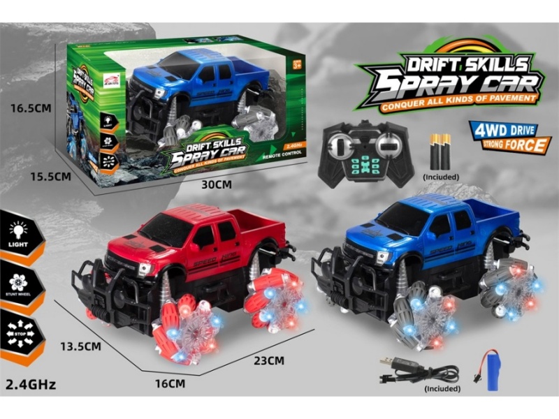 2.4G 6-Channel  Side Drive Remote Control Car With Light