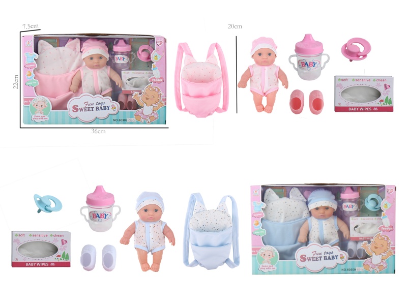 8-Inch Ic-Free Full-Body Rubber (No Gender Features) Baby Carrier Accessories One Color Two Styles