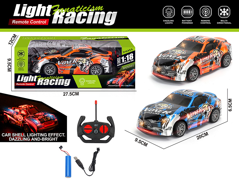 1:18 4CH Remote Control Racing Car(Included Batteries)