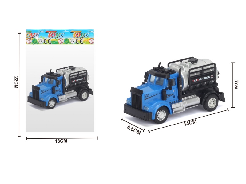 1:64 American-Style Oil Tank Transport Vehicle