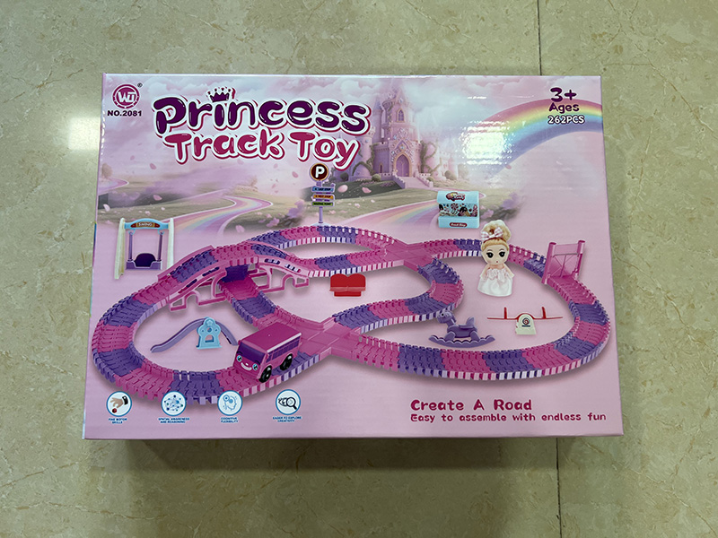 Electric Princess Track Car Toys(262PCS)
