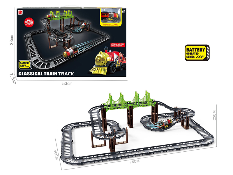 Classical Electric Rail Train