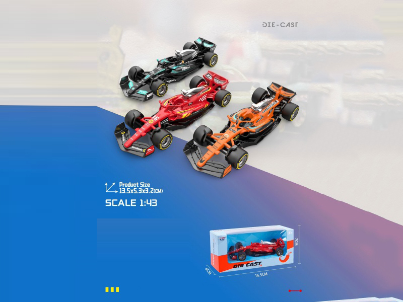 1:43 Sliding Alloy F1 Equation Car