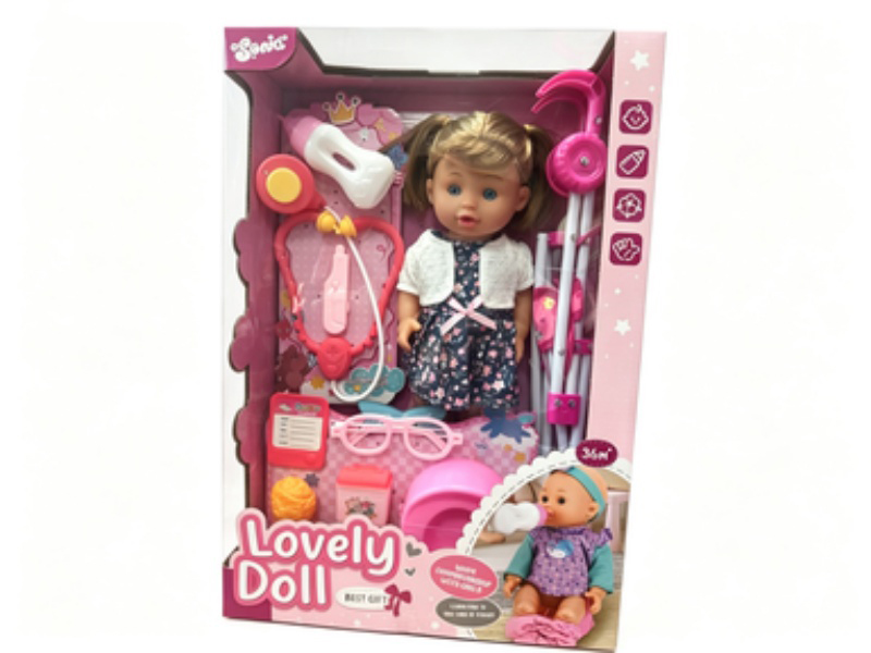 Eco-Friendly Doll Set (Plastic Car)