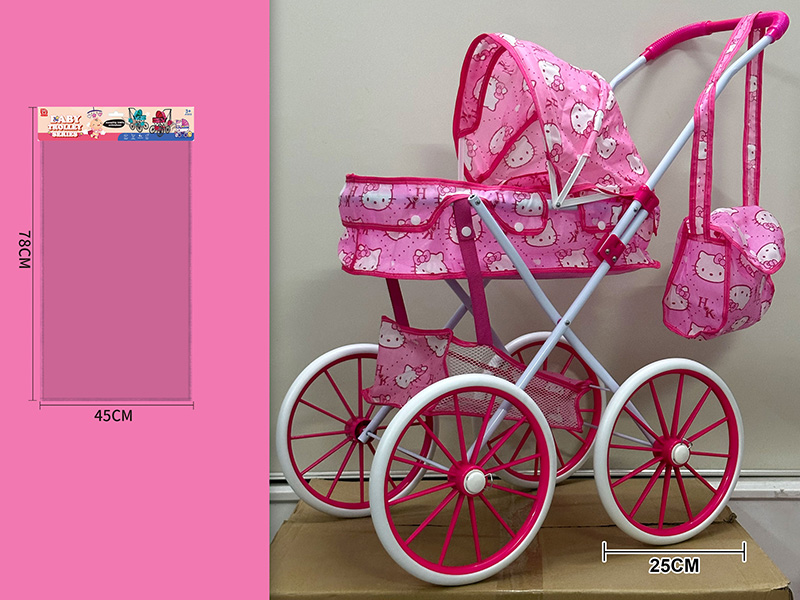 Hello Kitty Iron Stroller Toy