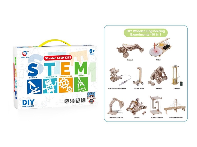 DIY Wooden Engineering Experiments 10 In 1