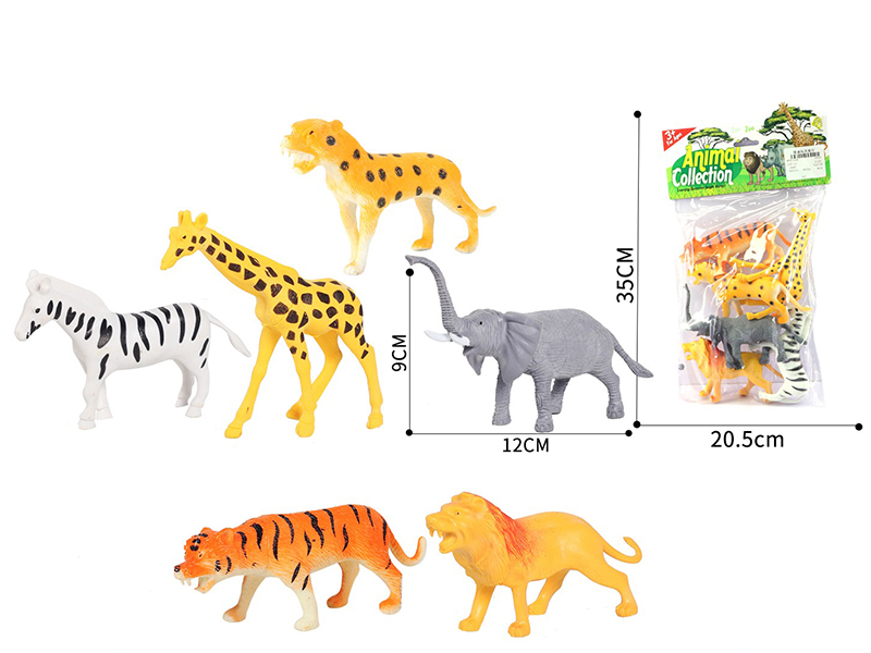 6PCS Animal set