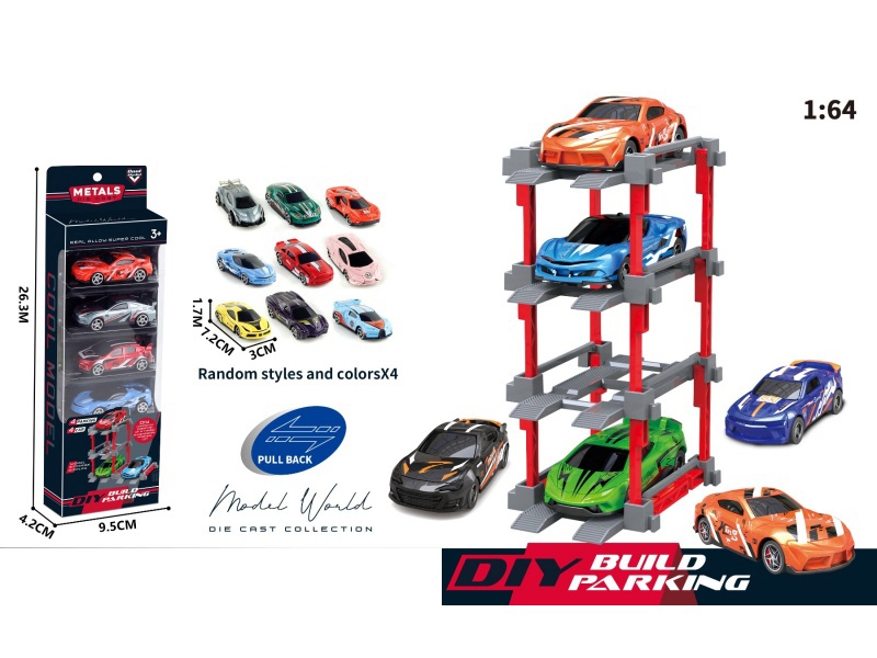 1: 64. Sliding Alloy Car