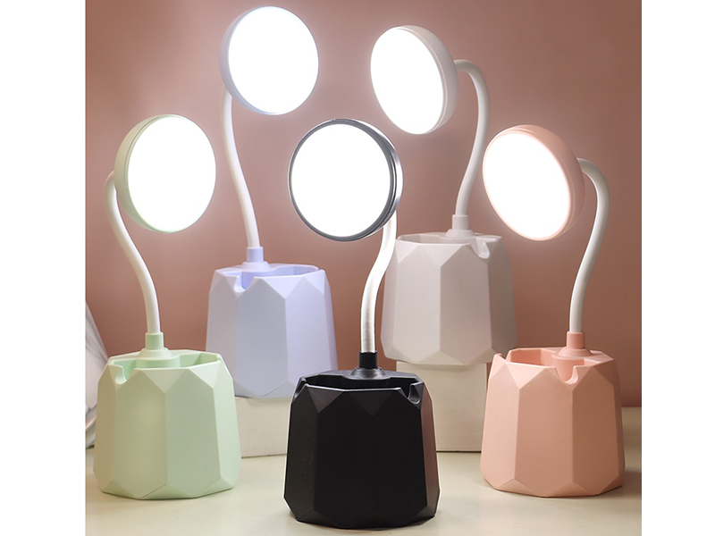 Pen Holder Mobile Phone Stand Desk Lamp