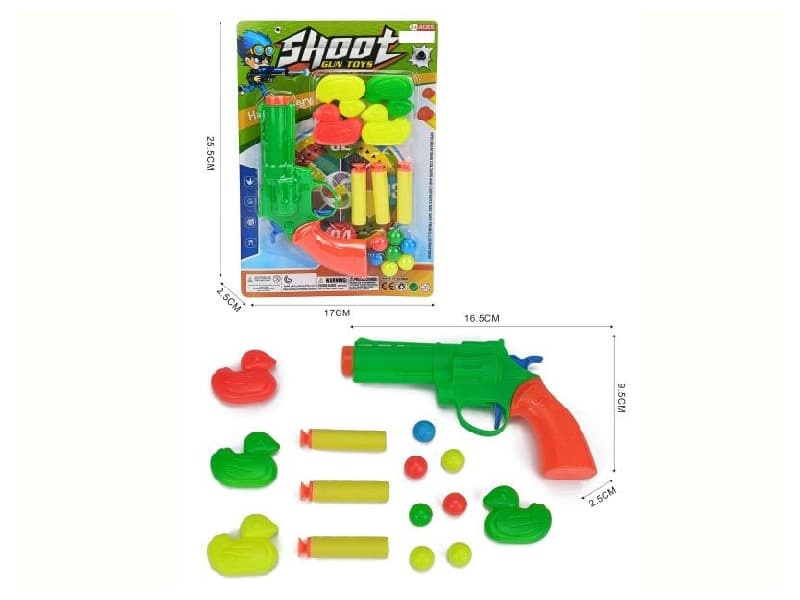 Table Tennis Soft Ball Dual-Function Revolver With Ducklings