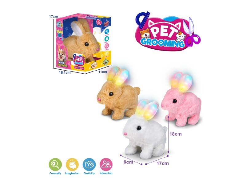 B/O Plush Light Rabbit