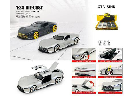 1:24 Mercedes-Benz Gt Alloy Rebound Car