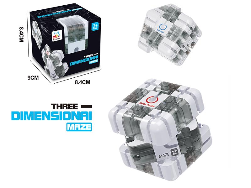 Third Order Rubik's Cube Maze