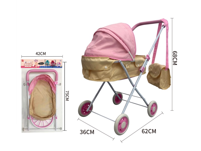 Thick Cloth Baby Stroller Toy(Small Wheel)