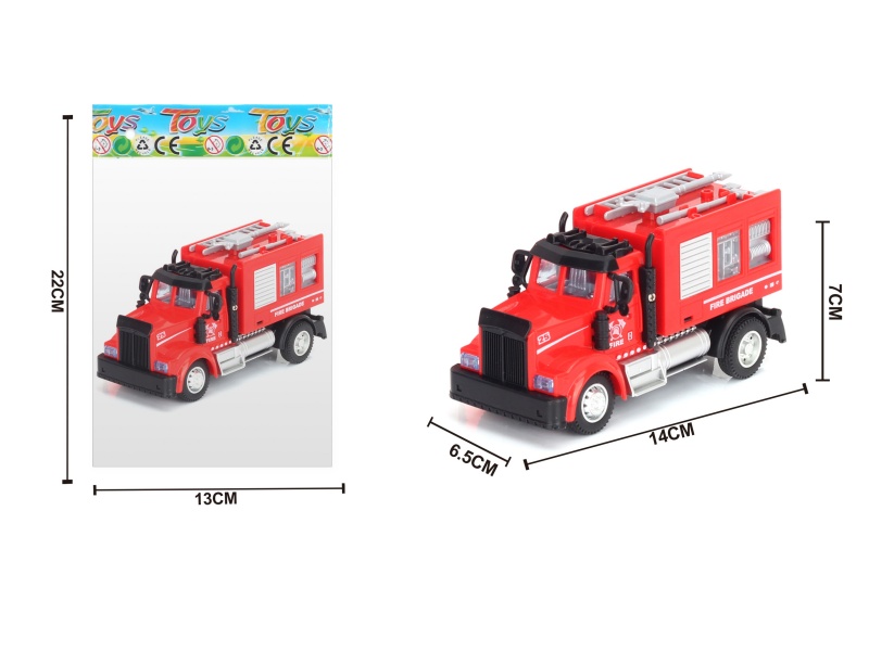 1:64 Huili American Water Cannon Fire Engine