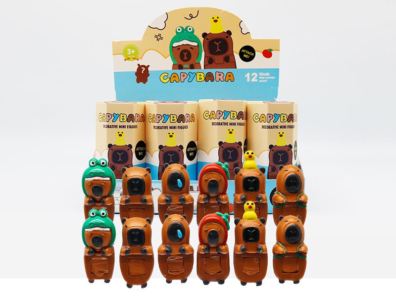 Capybara Decorative Mini Figures 12pcs