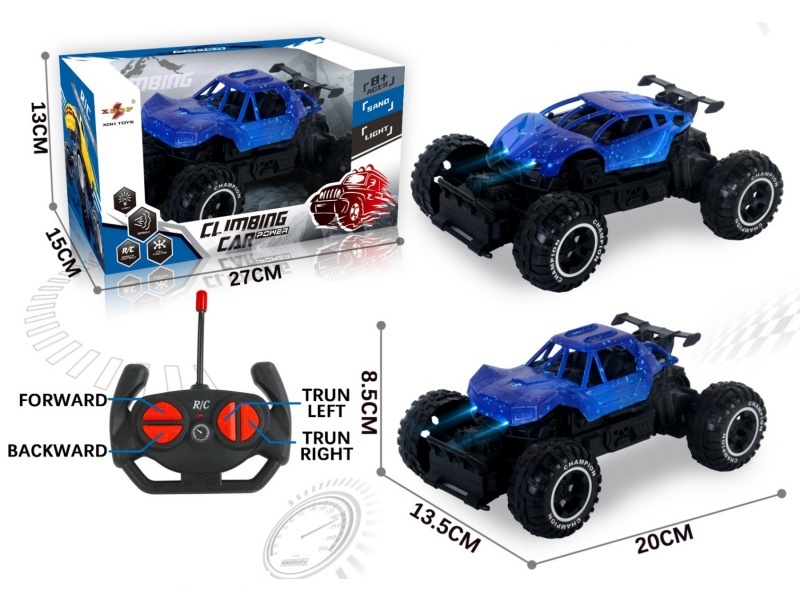Two types of remote-controlled small climbing vehicles are mixed (Starry Sky) with 27 frequencies, five channels and no power included
