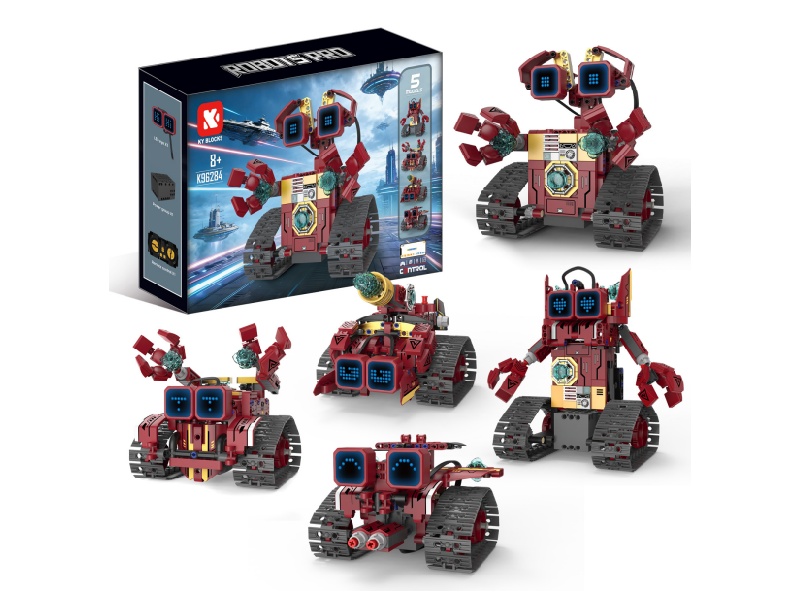 Remote Control 5 In 1 Robot Building Blocks