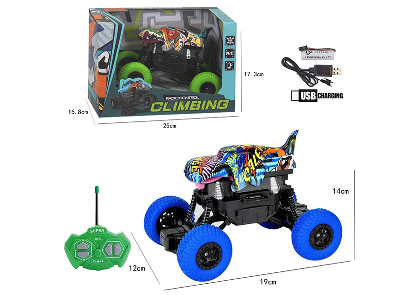 1:20 4CH Remote Control Whale Climbing Off-Road Vehicle