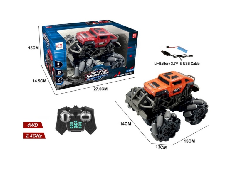 2.4G 6-Channel  Side Drive Remote Control Car