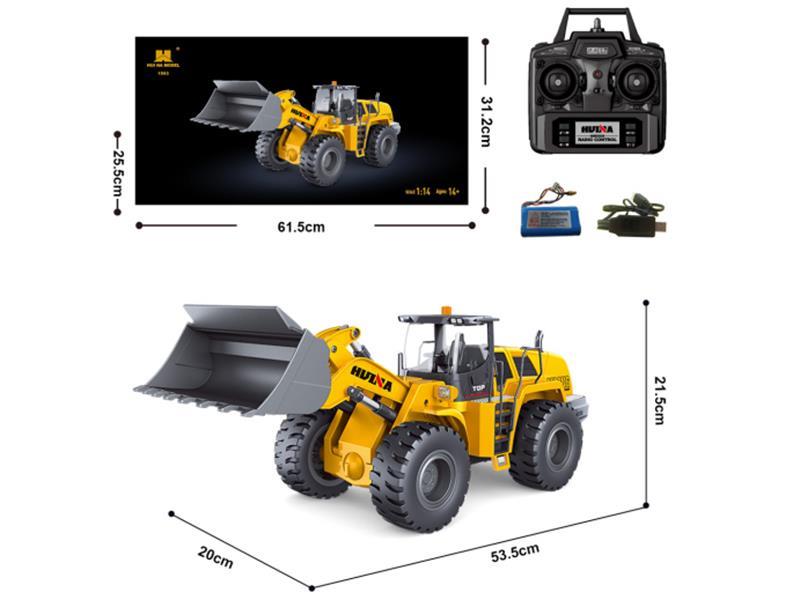 1:14 24CH RC Half-Alloy Loader