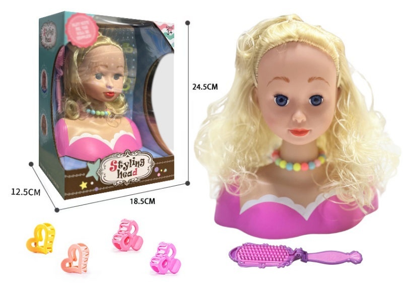 Half-Body Doll Hairdressing Toy Set