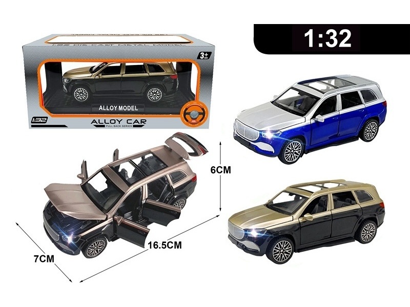 1:32 Alloy Model Stand Window Box Rebound Force/With Light And Sound, 3 Ag13 Batteries Included