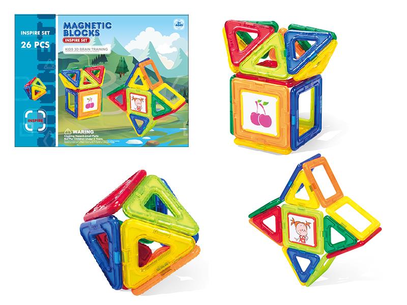 Boy Series Magnetic Building Blocks 26pcs