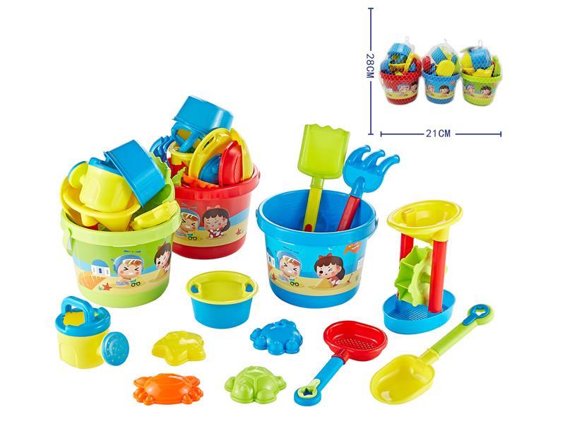 13PCS Beach Bucket