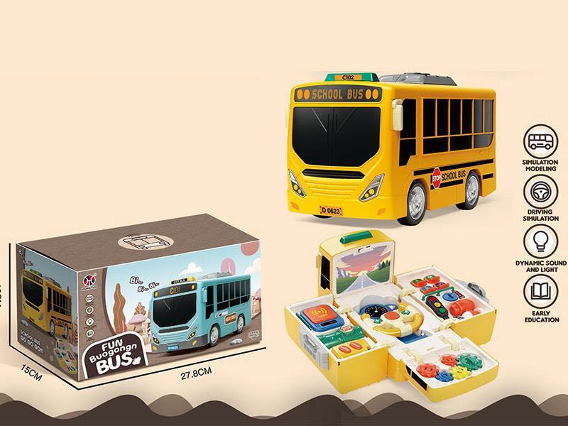 Early Education Diverse Campus Bus