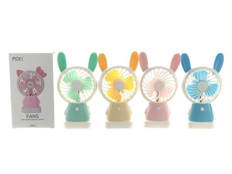 Rabbit Mini Fan(Lithium Battery Version)With Light