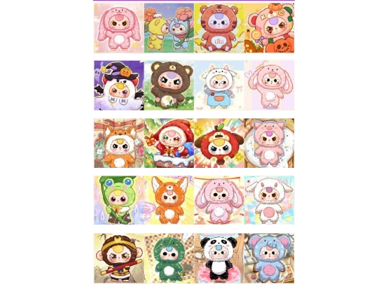 Baby Three Years Old Series Cartoon Handmade Diy Frame Diamond Painting