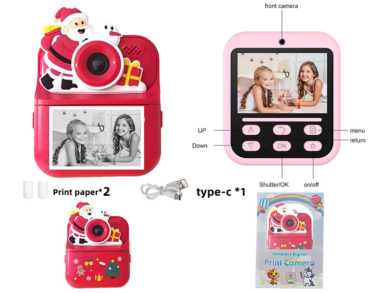 Santa Claus Kids Instant Camera