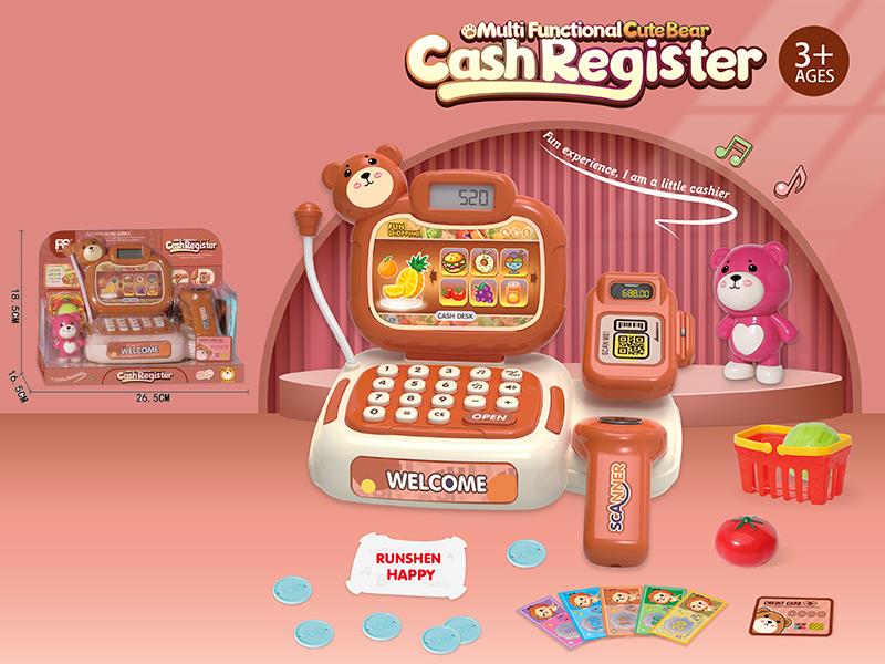 Multifunctional Cute Bear Cash Register