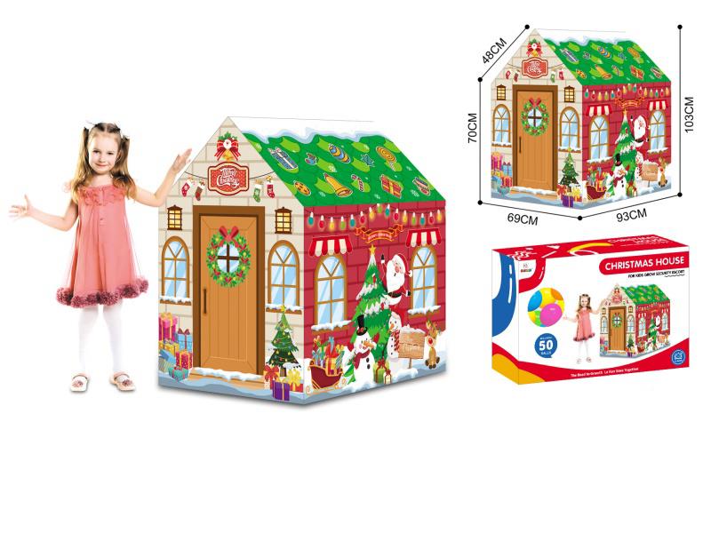 Kids Christmas House Comes With 50 Ocean Ball