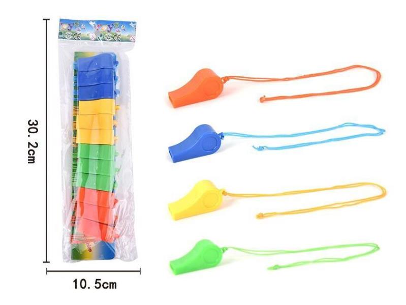 Twelve Colorful Whistles