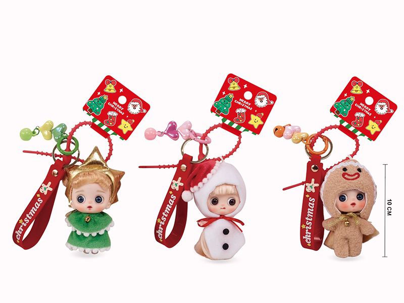 Christmas Doll Keychain