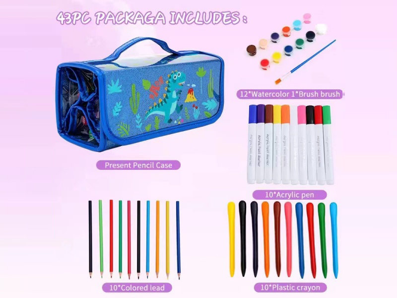 A 43-Piece Painting Set