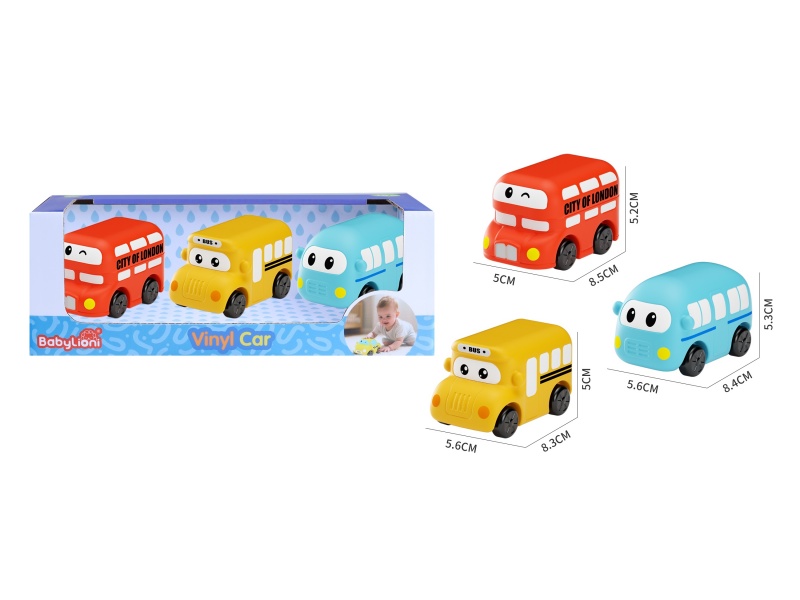 Silde Vinyl Bus 3pcs