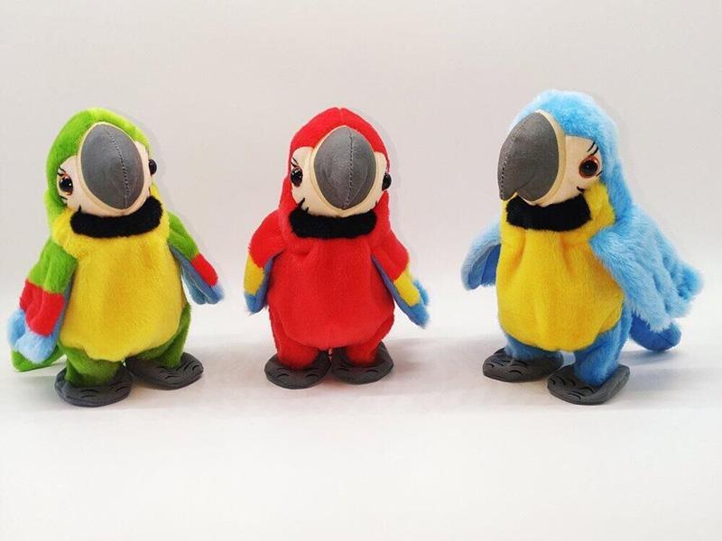 Sound Recording Parrot Electric Plush Toy