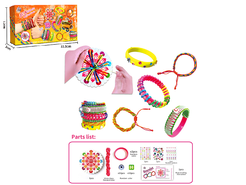 DIY Bracelet Braiding Set