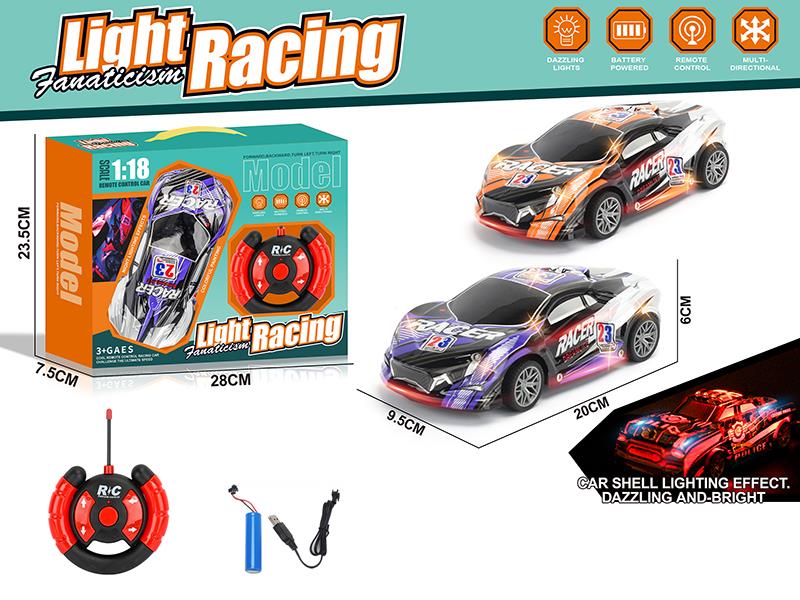 1:18 4CH R/C Racing Car(Included Batteries)