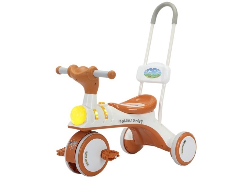 Children'S Bicycles Without Pedals (Music + Lights) With Push Rods