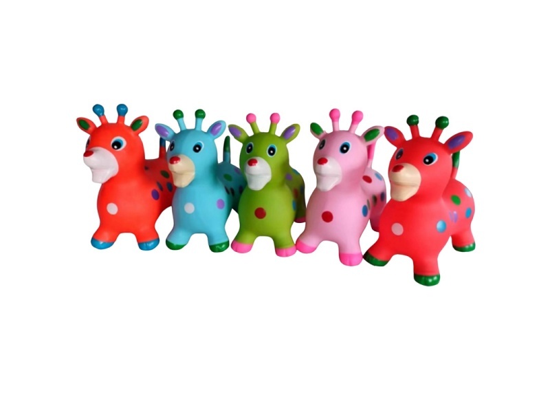 Inflatable Painted Open Deer With Flash Music
