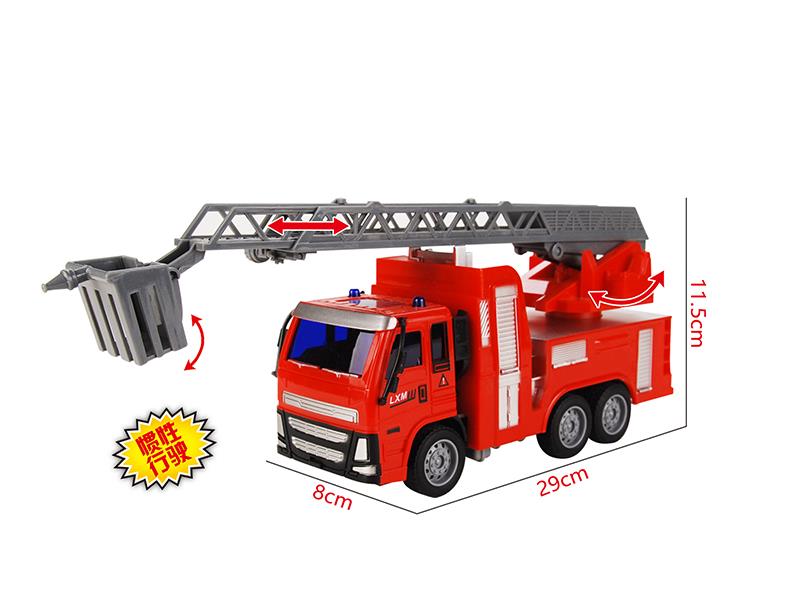 Friction Fire Ladder Truck