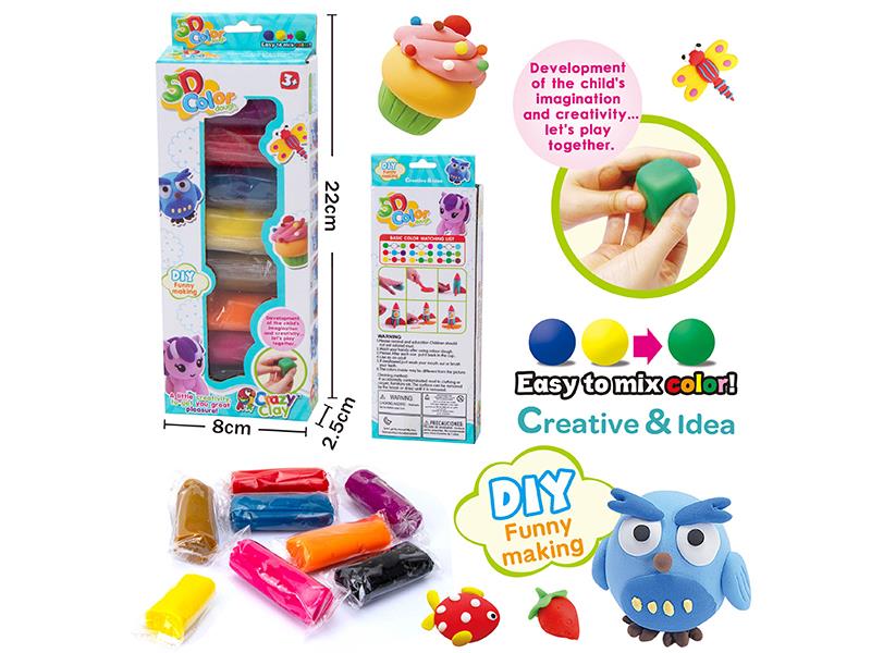 8*1 Oz Color Dough