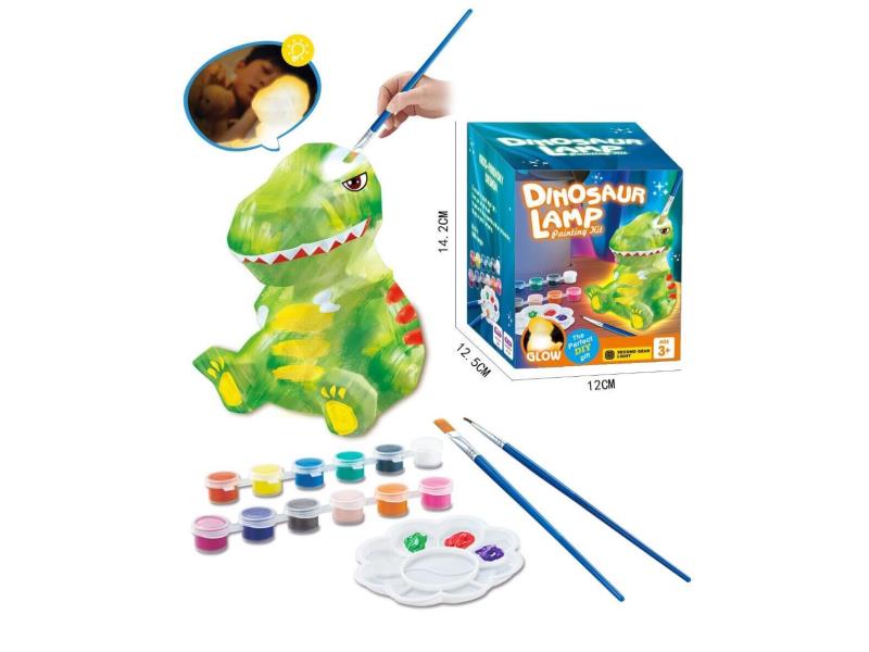 Painted Illuminated Dinosaurs
