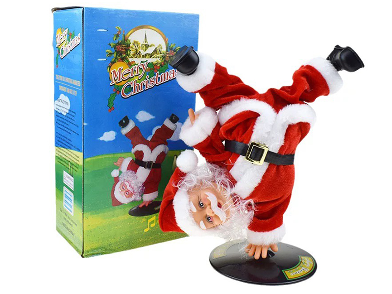Handplant Rotating Santa Claus Toy